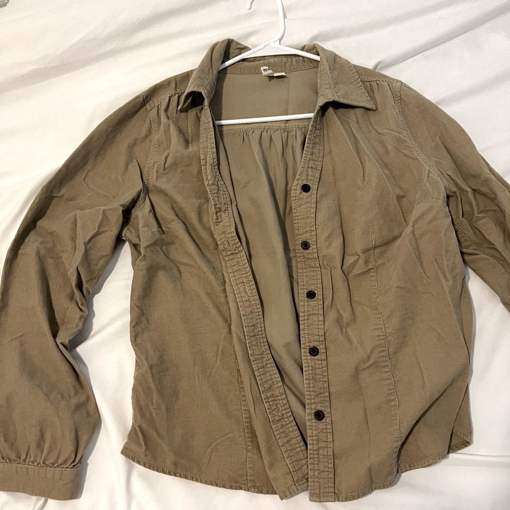 Tan Button shirt